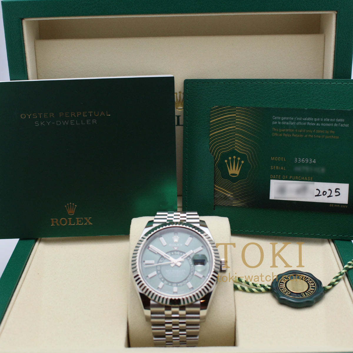 ロレックス(ROLEX) Ref 336934 スカイドゥエラー ミントグリーン 新品
