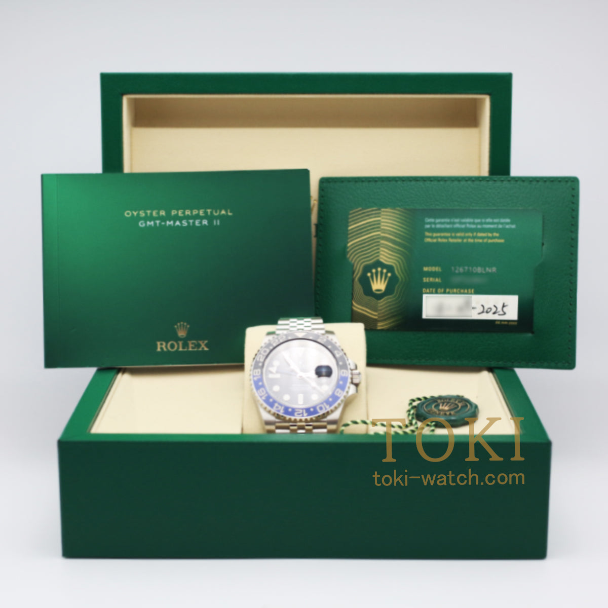 ロレックス(ROLEX) Ref 126710BLNR GMTマスターⅡ(GMT MasterⅡ) 新品