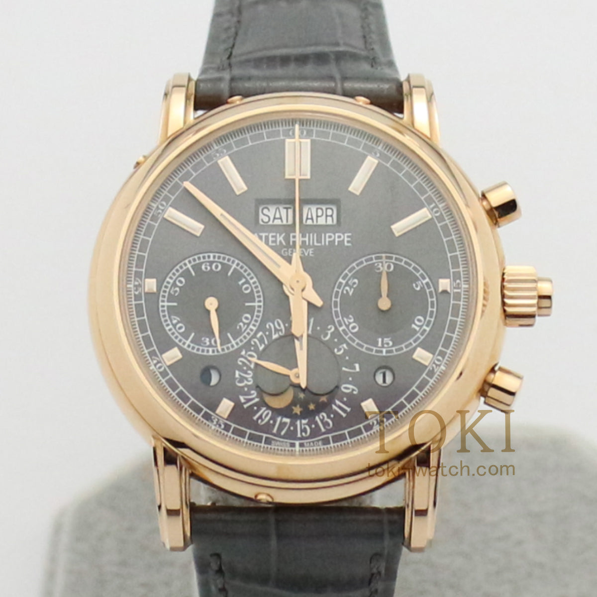 パテックフィリップ(PATEK PHILIPPE) グランド コンプリケーション パーペチュアル カレンダー クロノグラフ 5204R-01 –  TOKI