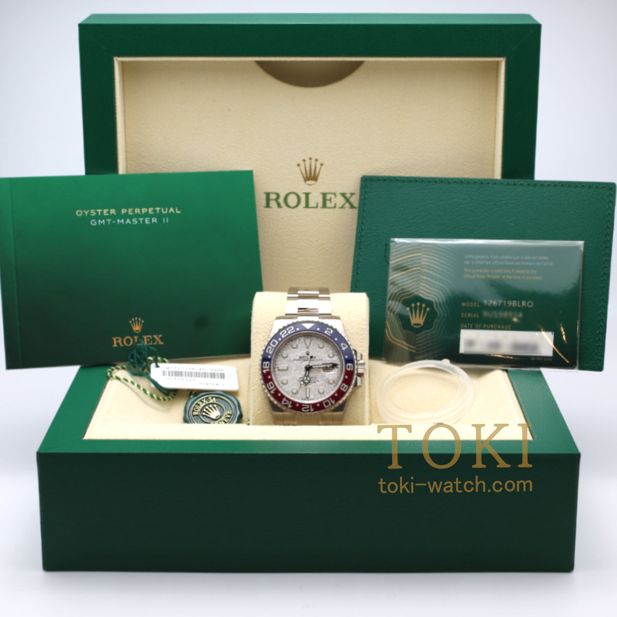 ロレックス(ROLEX) Ref 126719BLRO GMTマスターⅡ(GMT MasterⅡ) 新品